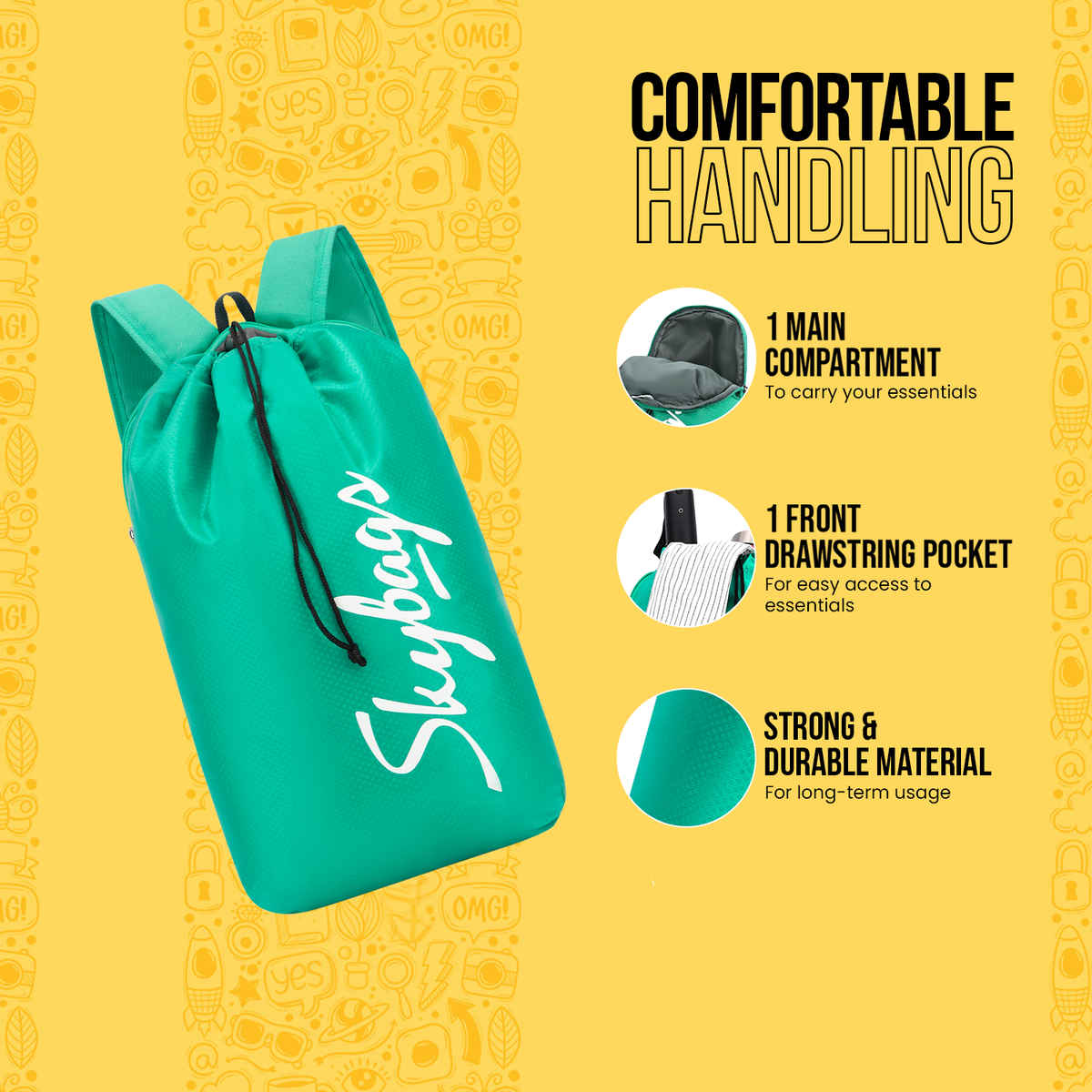 Skybags String Daypack 02 | Teal