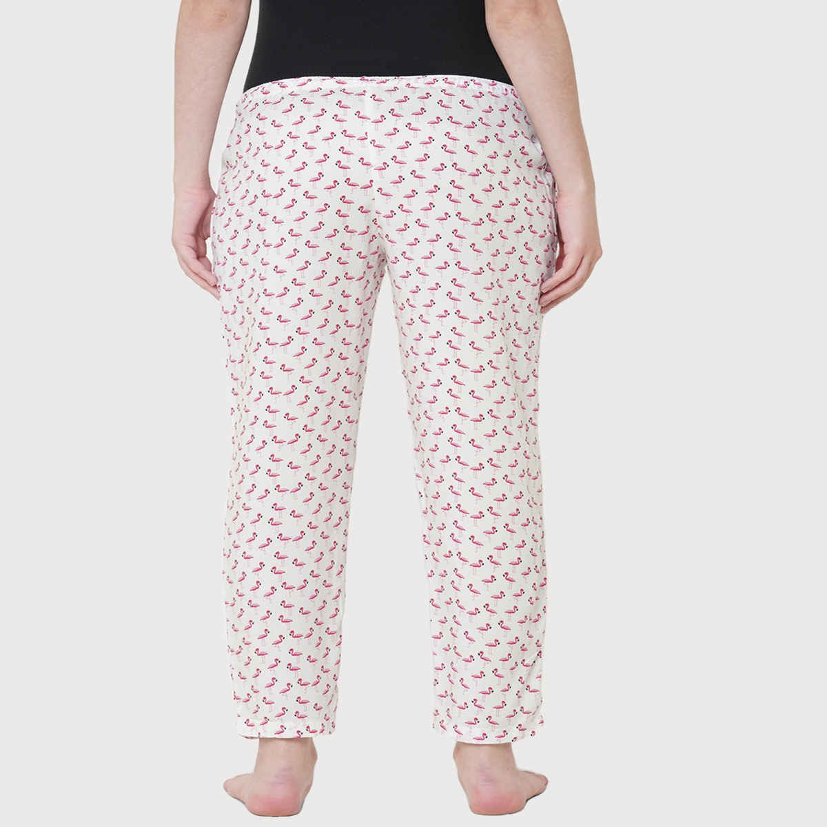 Urban Scottish Women s USWPJ502 Flamingo Printed Lounge Pyjama Pants | Pink - XL