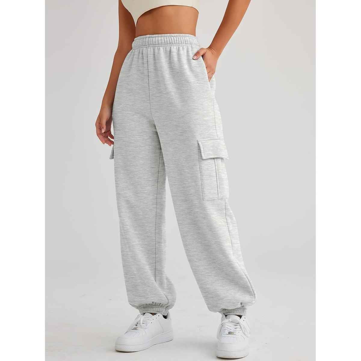 Q-rious Women's Urbanease Cargo Joggers | AMZ-17 | Grey - 30