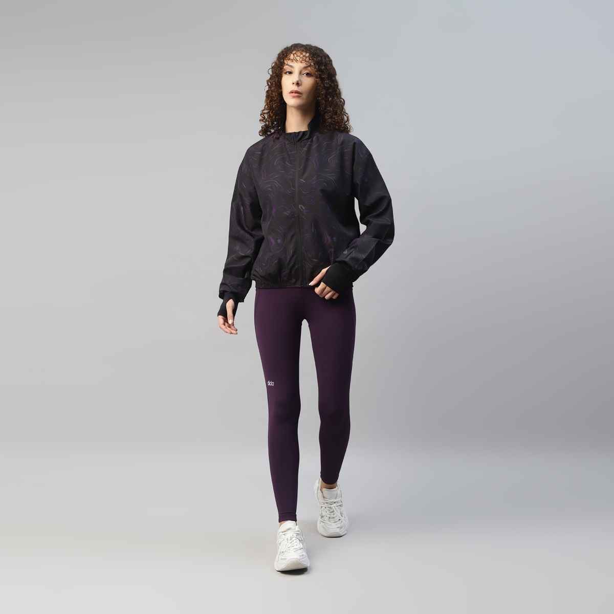 Dida Women's Sports Jacket | Regular Comfortable Stretchable Dry-Fit | Black - XL