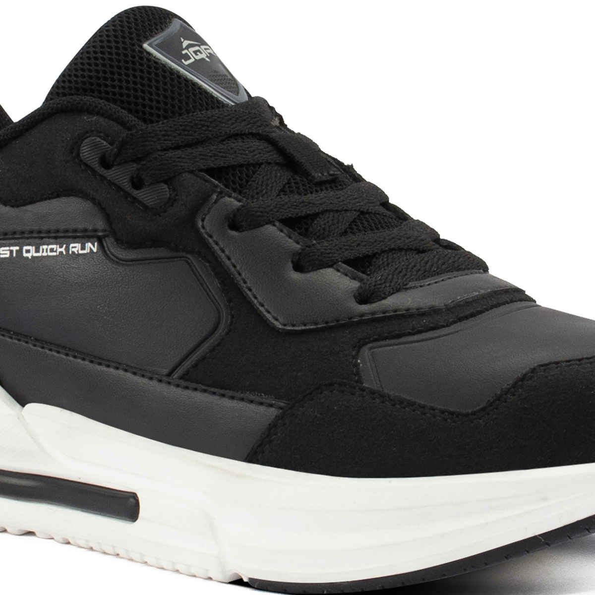 JQR Men's Kevlar Sneakers | Z.Black and B.White - 9