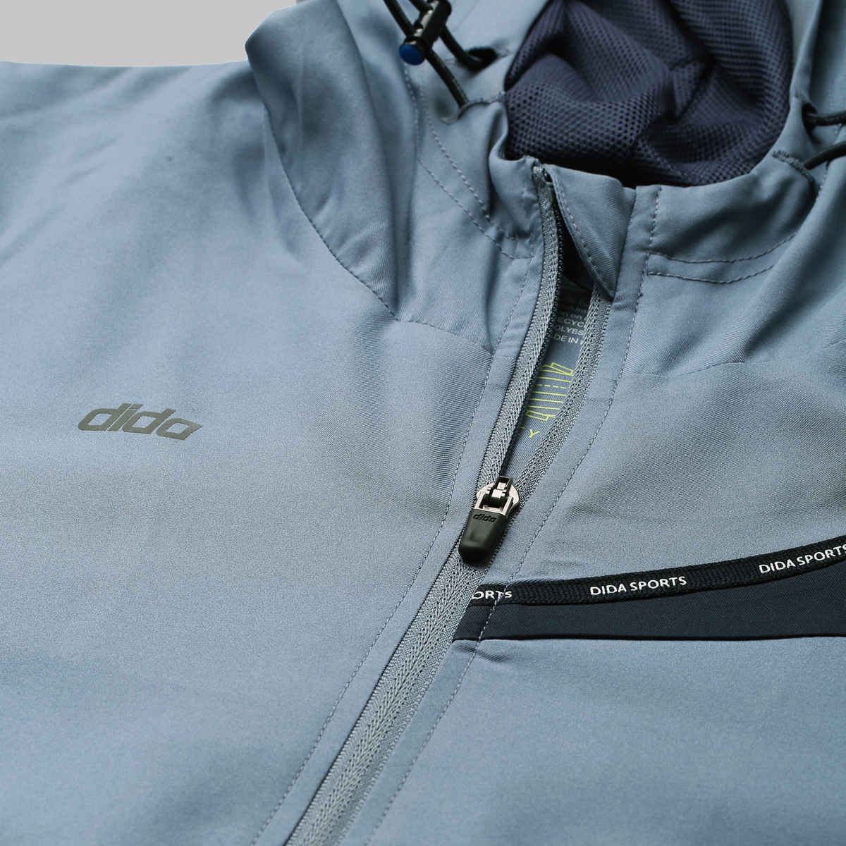 Dida Men's Sports Track Suit | Regular Comfortable Stretchable Dry-Fit | Grey - XL