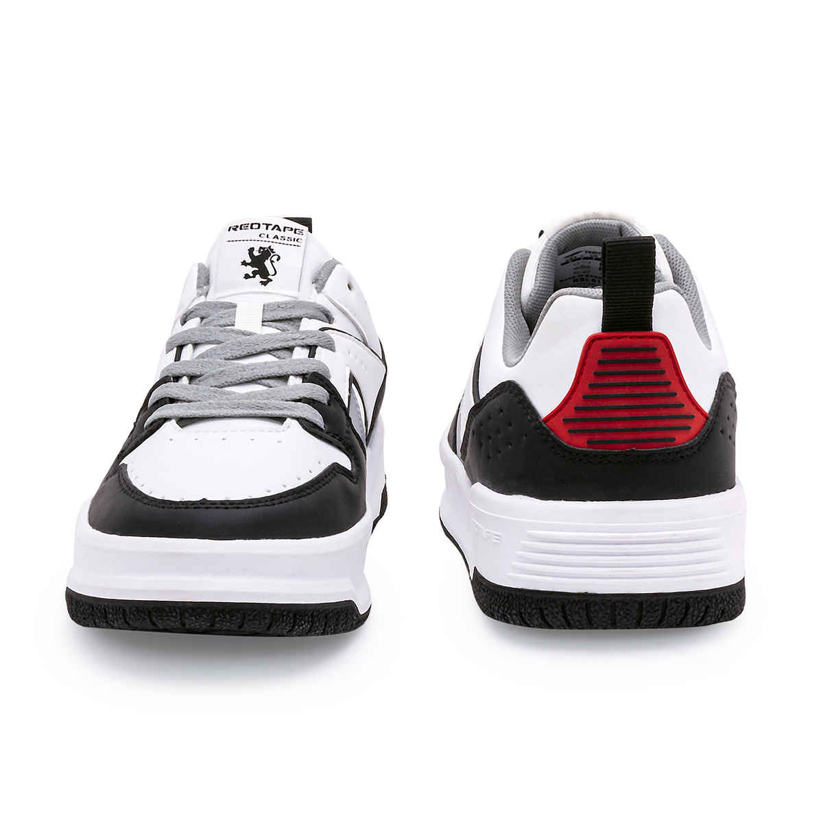 Red Tape Men's Sneakers | RSL0182M | White and Black - UK 9