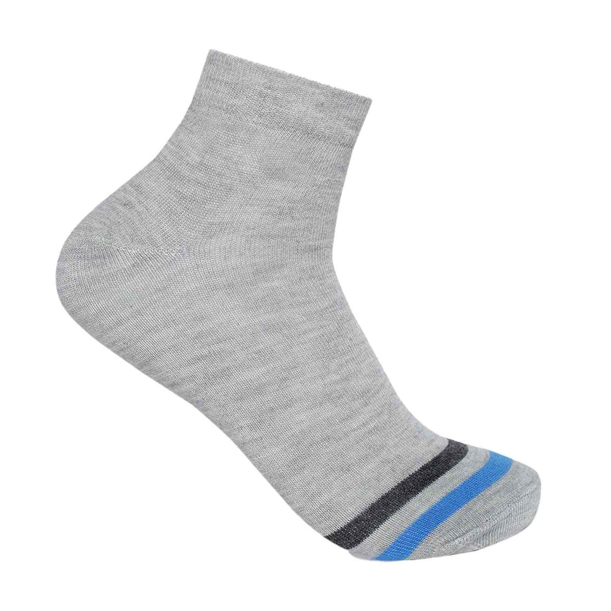 Beyond Unisex Solid Combed Cotton Ankle Socks | Multicolour - Free Size