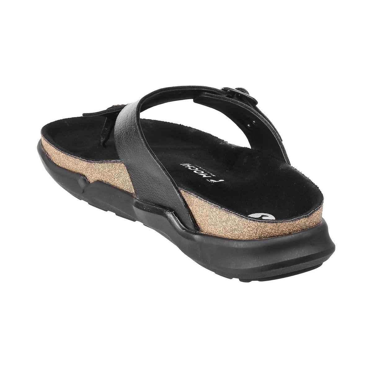 Mochi Men Black Color Slip On Ethnic | Size UK 7 | 16-753