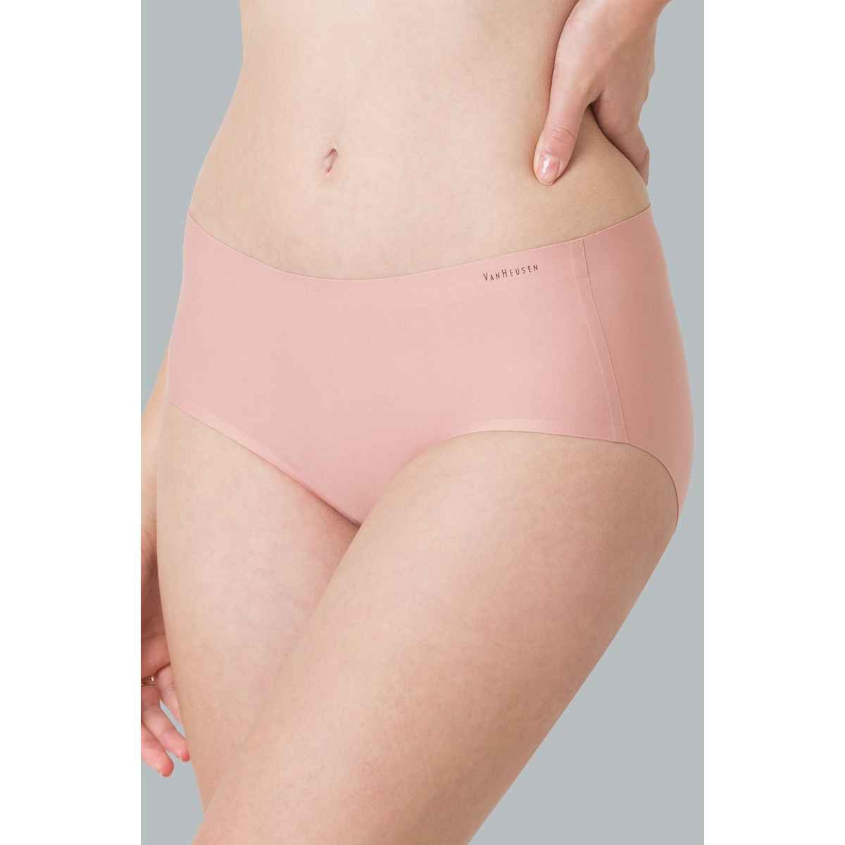 Van Heusen Women Peach No Visible Panty Line Easy Stain Release Gusset Hipster Panty - S/M