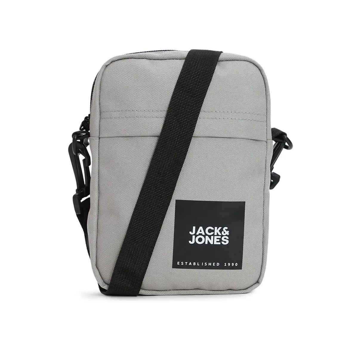Jack & Jones Unisex Polyester 1.2 L Sling Bag | Grey - One Size