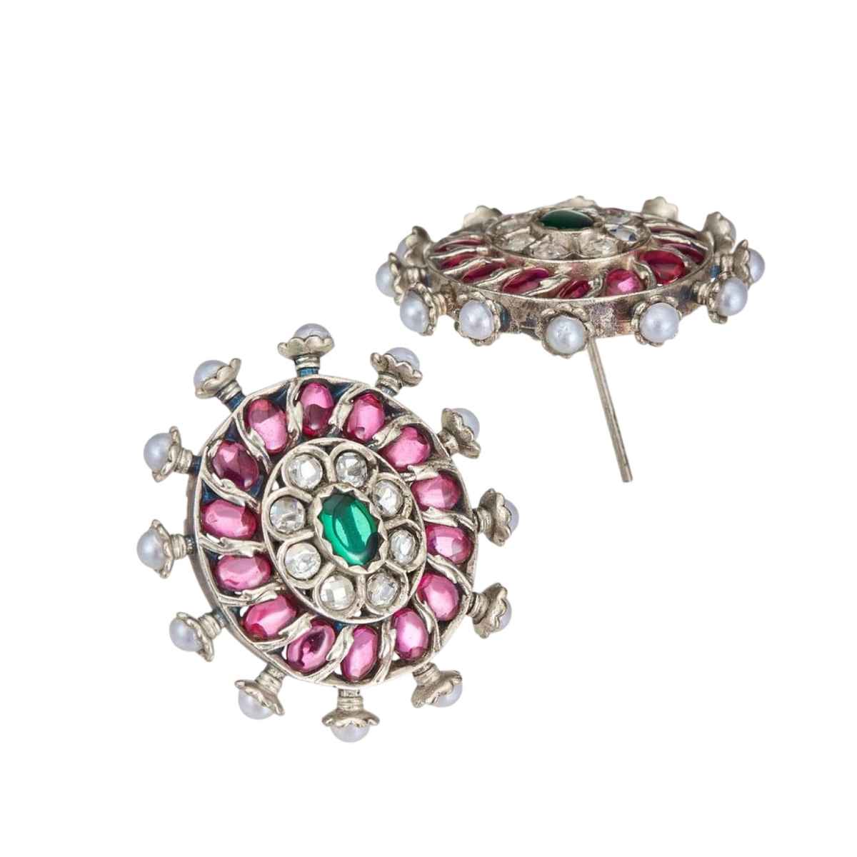 Fabindia Temple Design Inspired Metal Studs