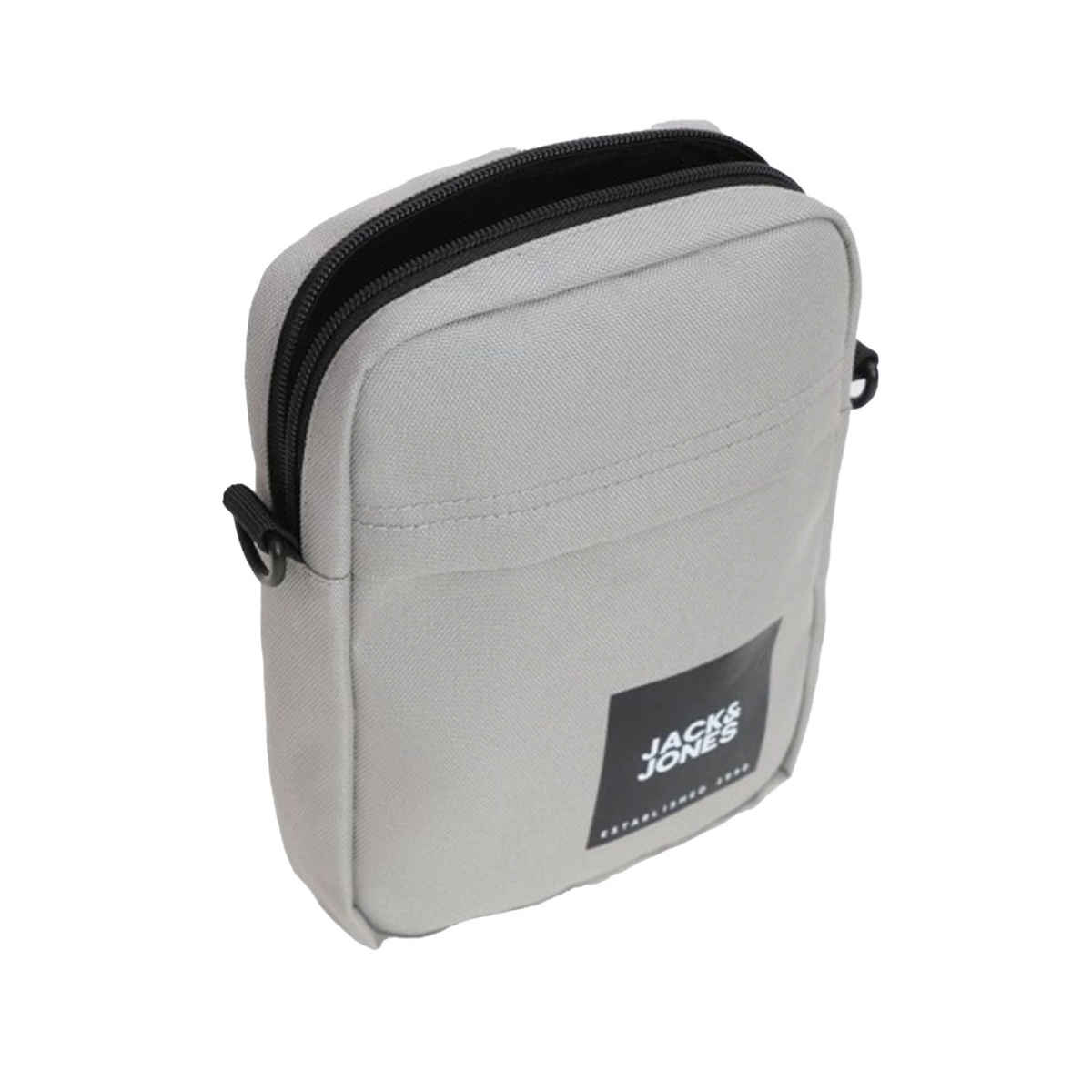 Jack & Jones Unisex Polyester 1.2 L Sling Bag | Grey - One Size