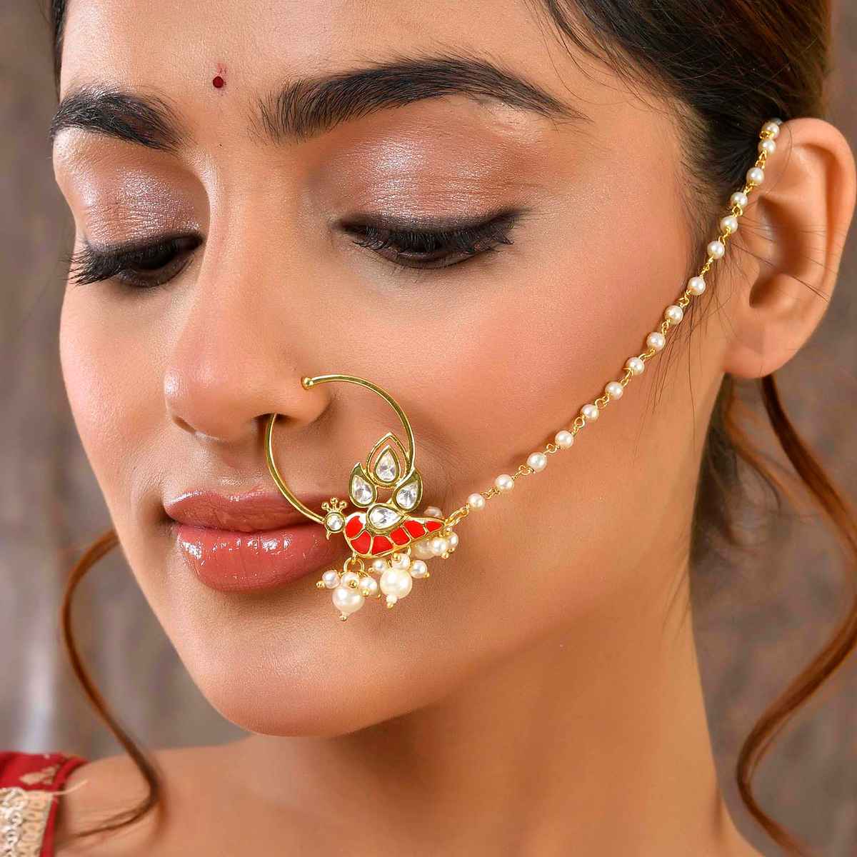 Voylla Panchhi Pariniti Nose Ring