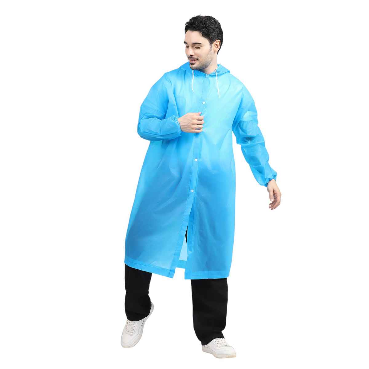Citizen EVA Raincoat Poncho - Blue-CP04