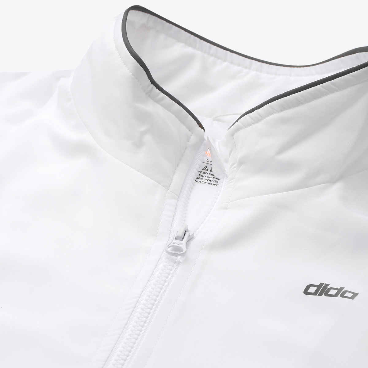 Dida Men's Sports Track Suit | Regular Comfortable Stretchable Dry-Fit | White - M