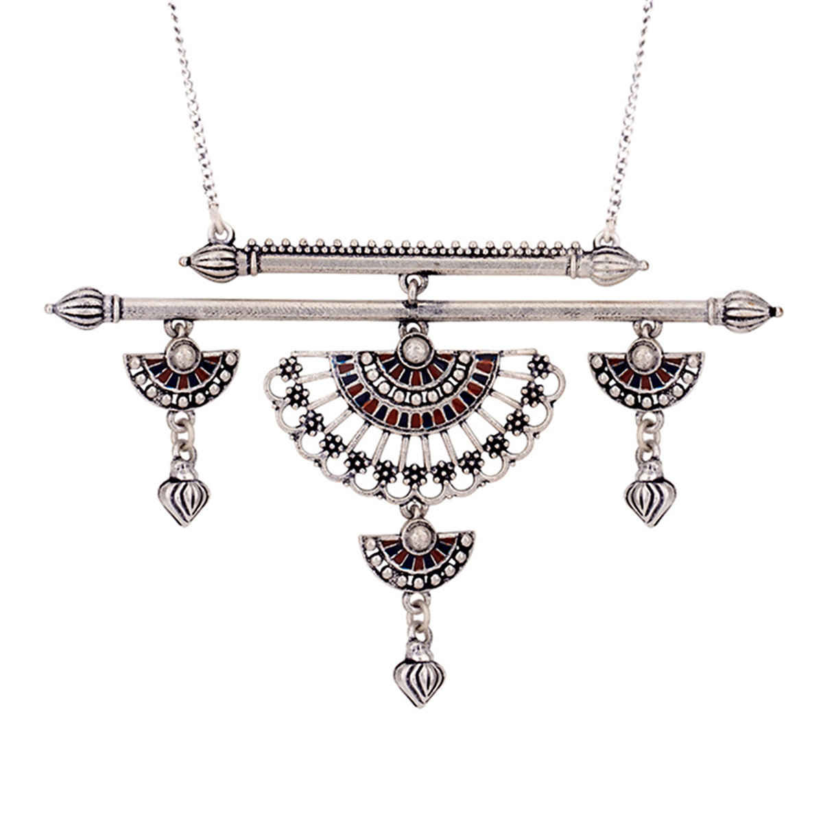 Voylla Mandala Half Wing Drops Necklace