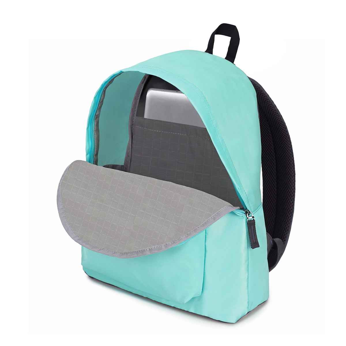 Genie Women's Solid Nylon 30 L Casual Backpack | Spearmint - 14 Inches