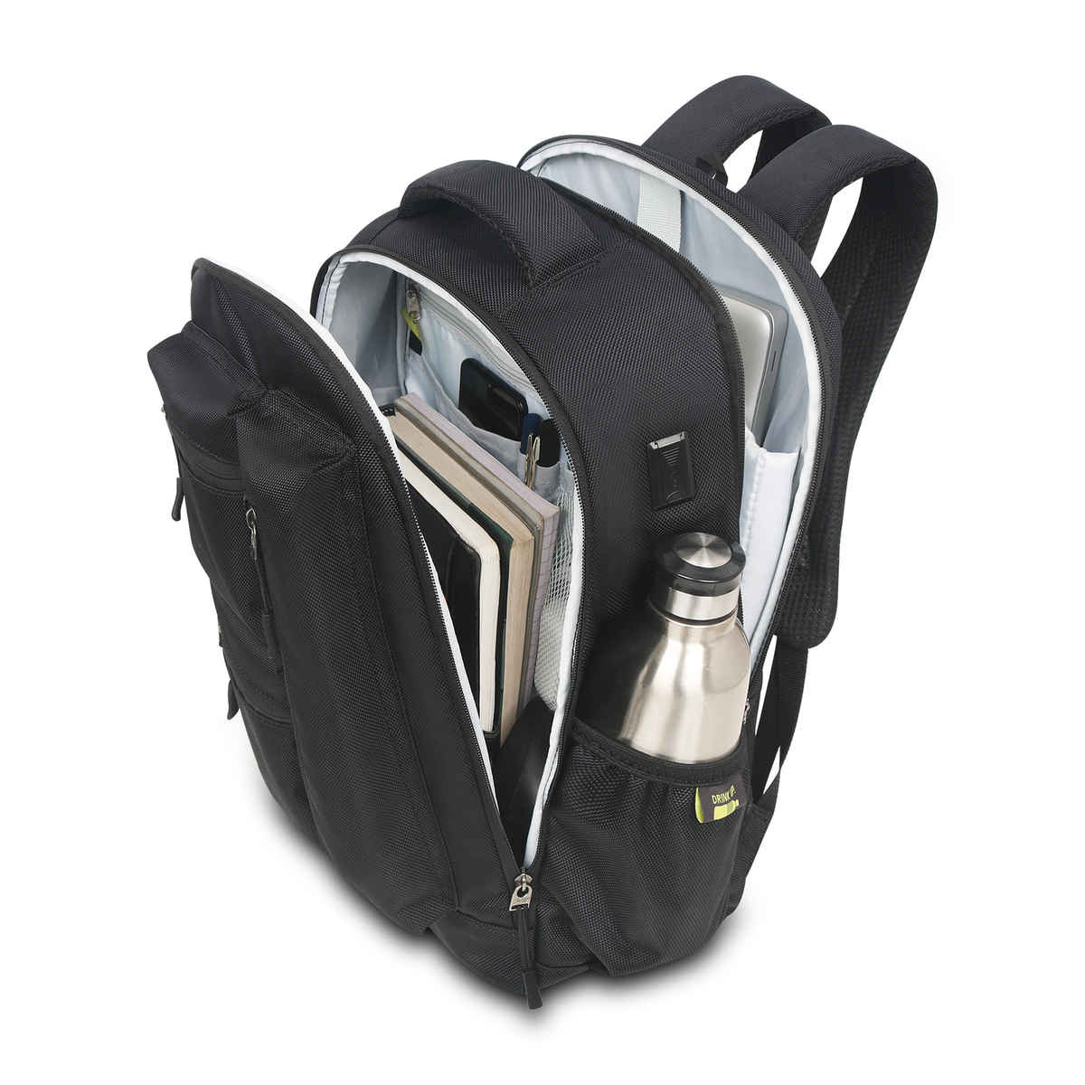 Skybags Unisex Solid Polyester 25 L Laptop Backpack | Black - 15.6