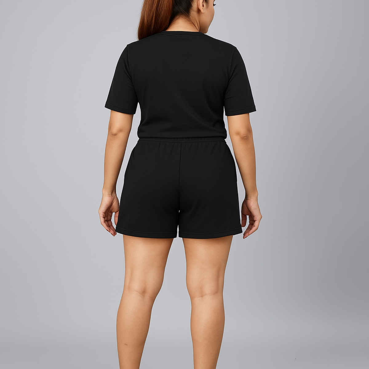 EQL Women's Pure Cotton Shorts | Jet Black - M