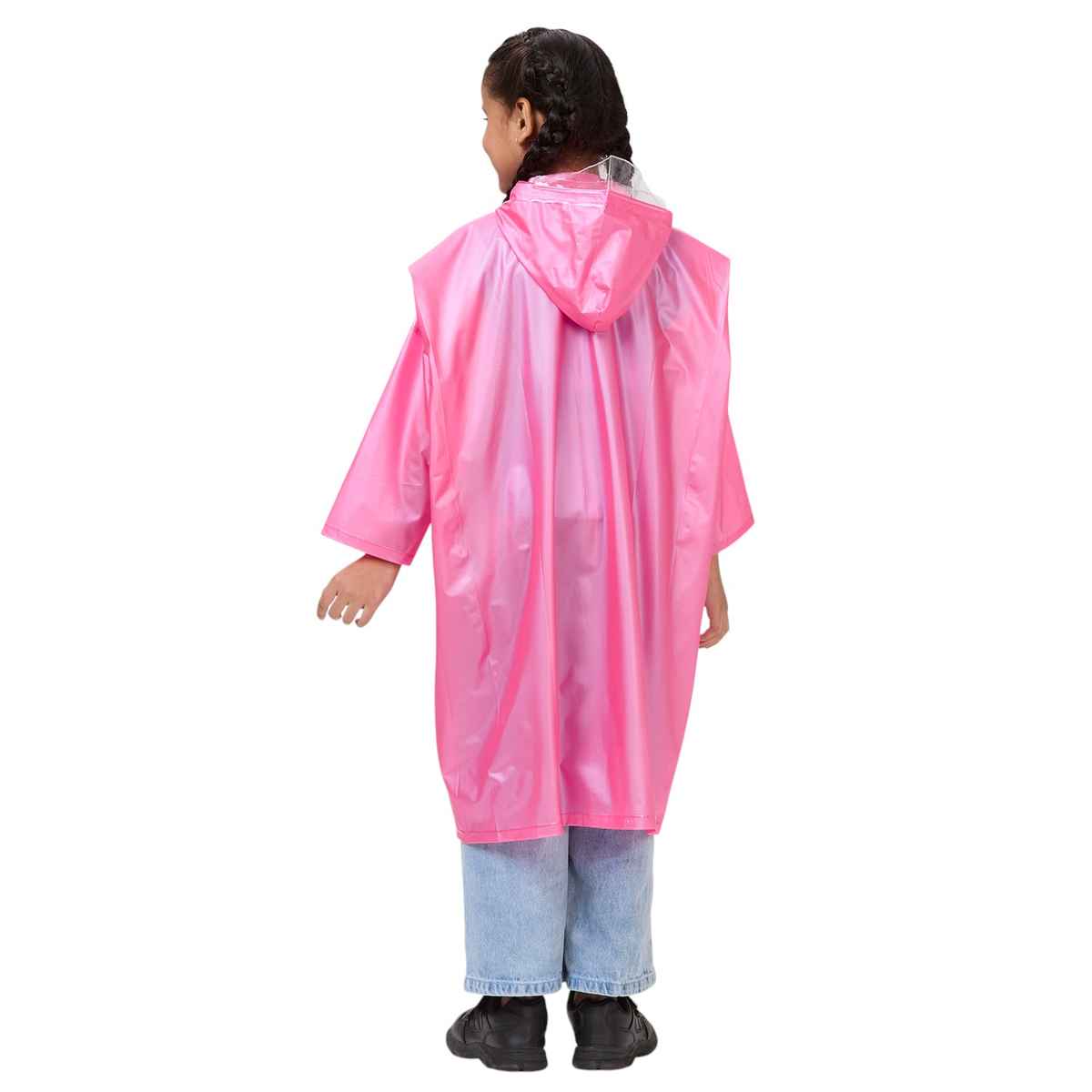 Highlands Popular Graphic Printed | Children's Baggy Raincoat | Girls Raincoat | Pink - 06-07 Yrs