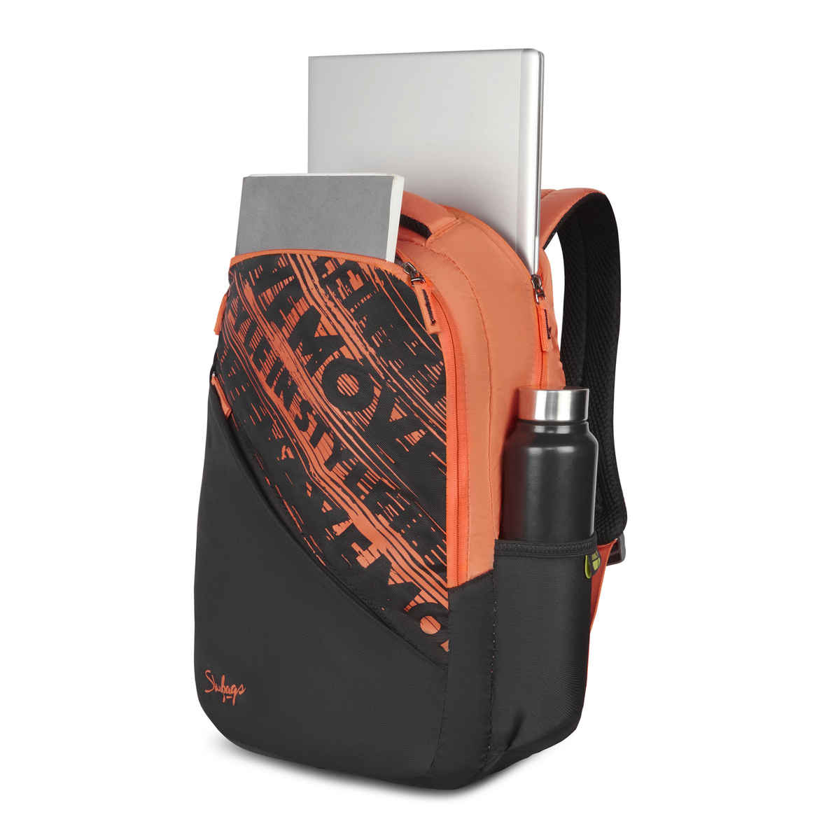Skybags Unisex Polyester 22 L Laptop Backpack | Orange