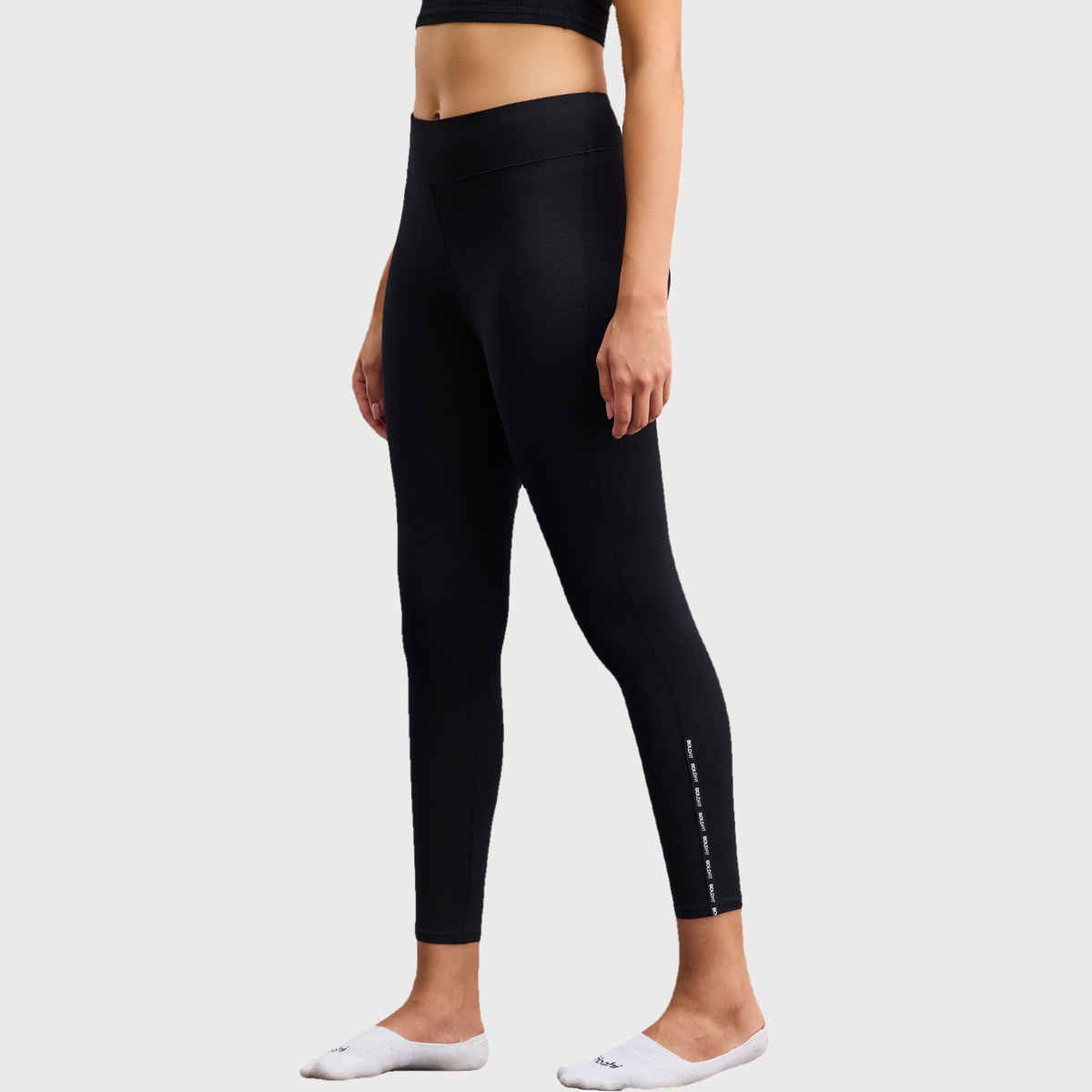 Boldfit Women's Yoga Pants Premium Stretchable Gym Leggings | Black - L