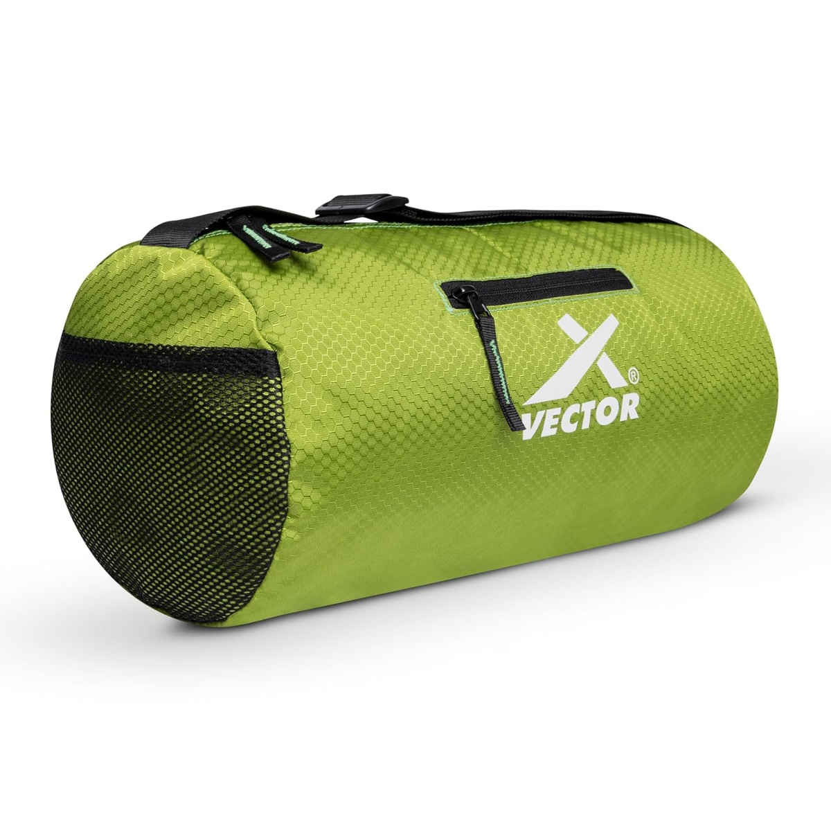 Vector X Unisex Textured Polyester 17 L Gym Bag | Green - One Size
