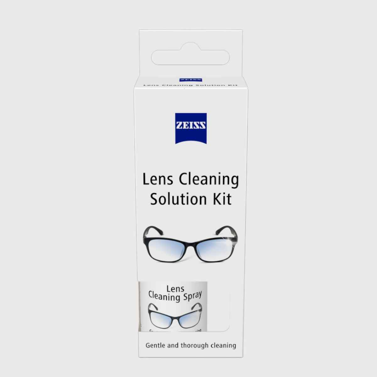 ZEISS Lens Cleaning Solution Kit with Microfiber Cloth|Lens Cleaner for Spectacles, Eyeglasses, Sunglasses and Camera Lenses