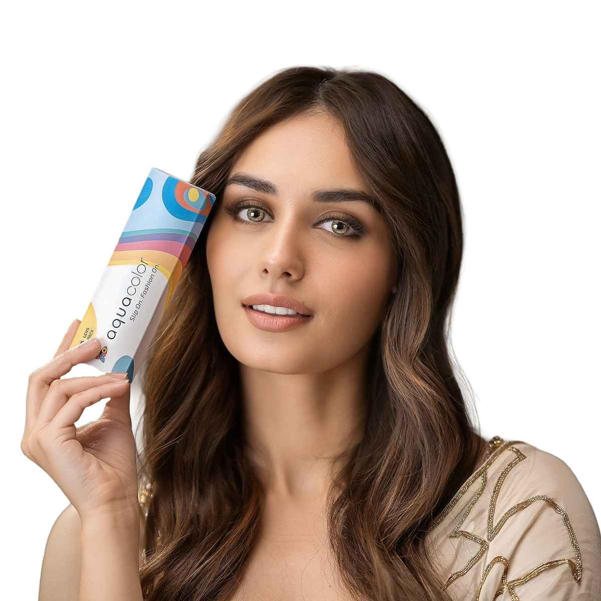 Aquacolor Candy Pack with Zero Power Daily Disposable Lens Dusky Brown