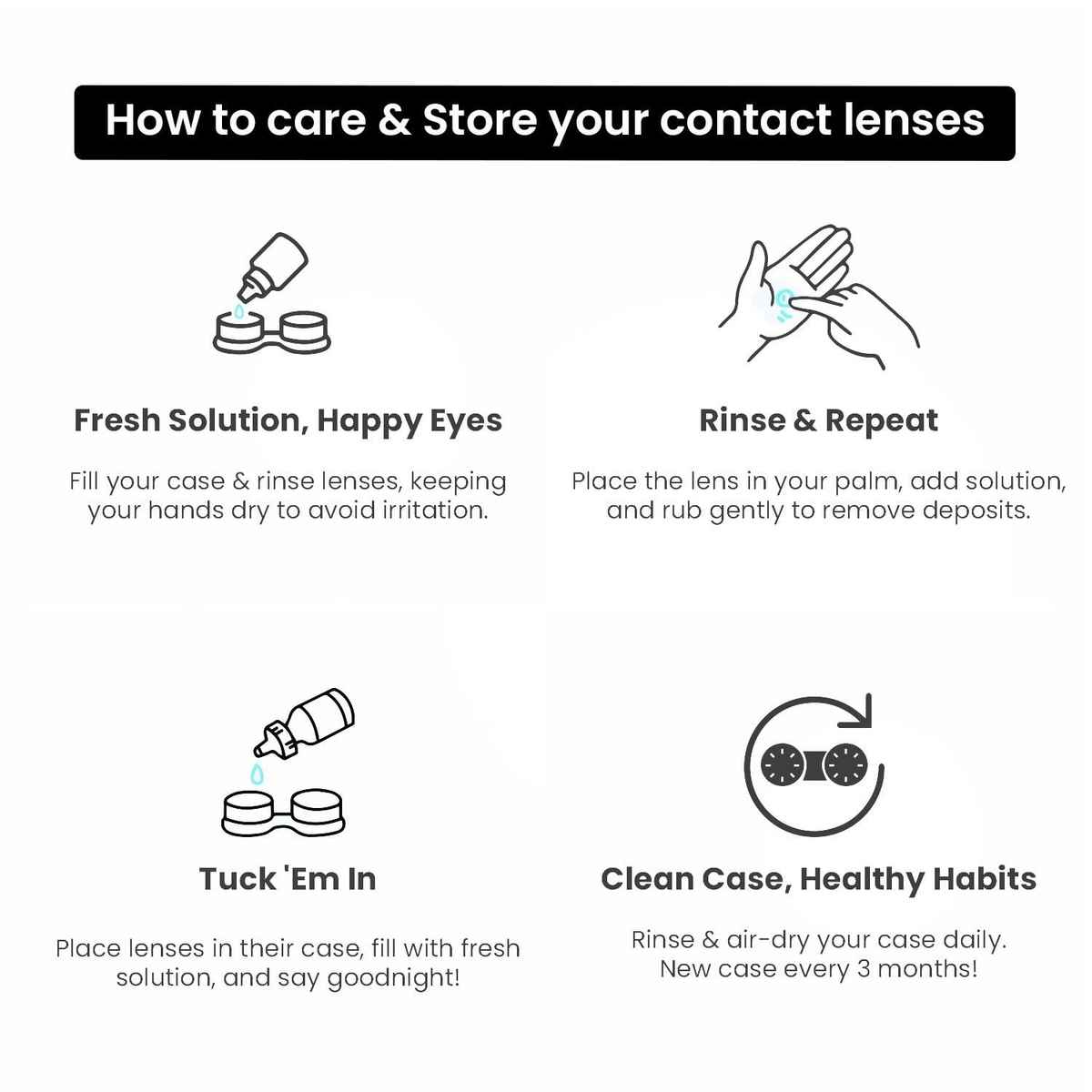 Aquacolor Candy Pack with Zero Power Daily Disposable Lens Flirty Blue