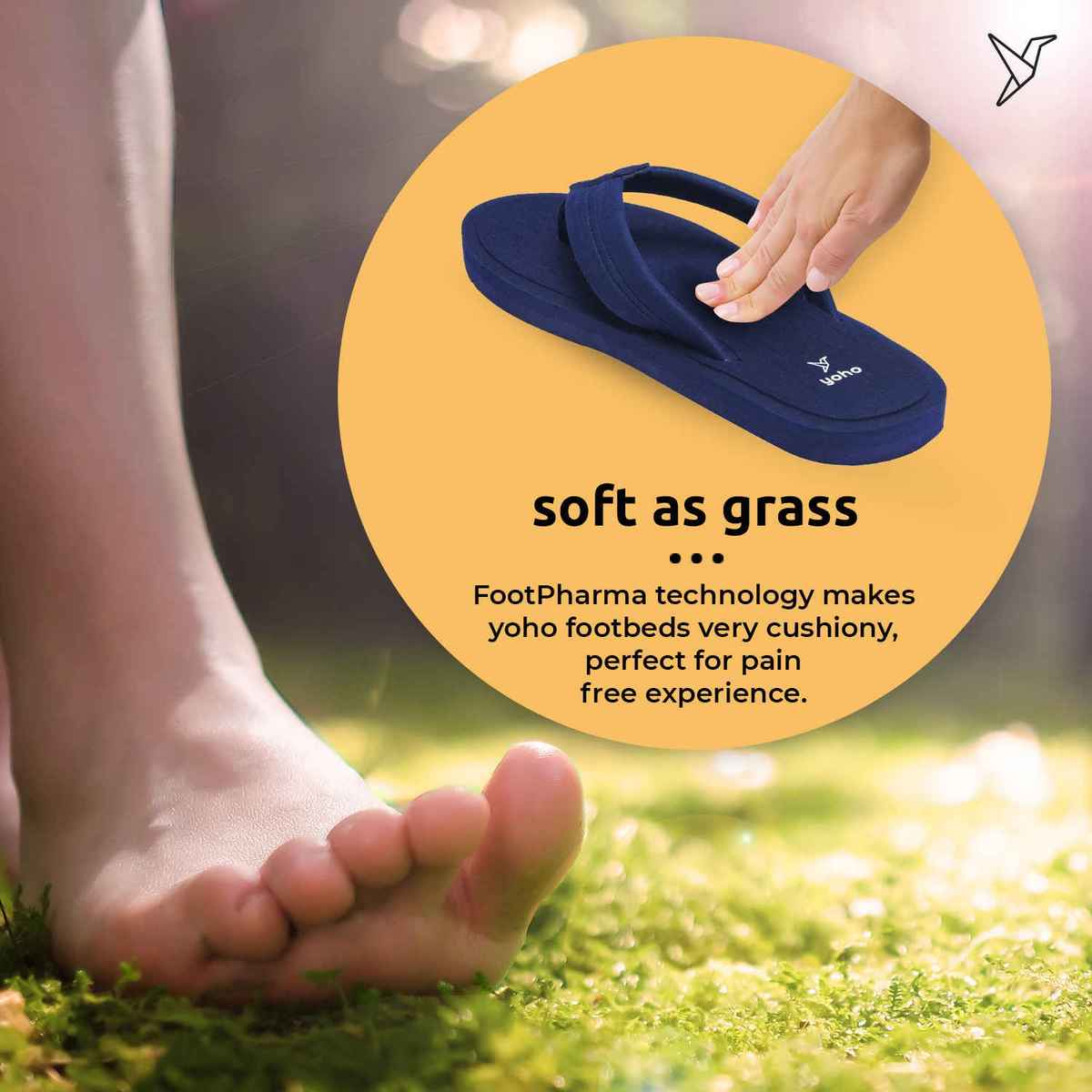 Yoho Men Slippers Bubbles | Mystery Blue | UK 6