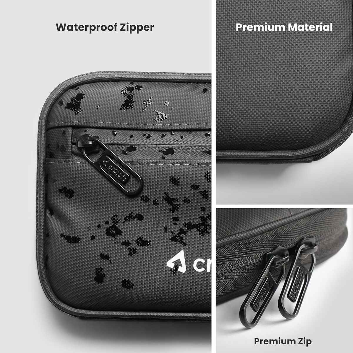 Craloft Compact Family Passport Holder Bag Wallet Pouch Cover for Men & Women - Travel Organizer
