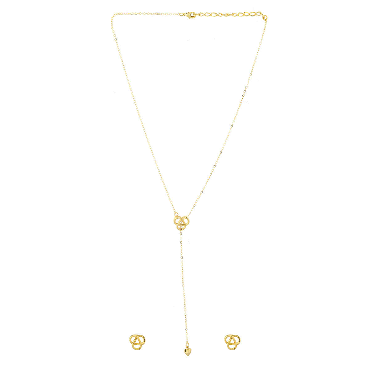 Voylla Valentine's Day Forever In Love Pendant Set