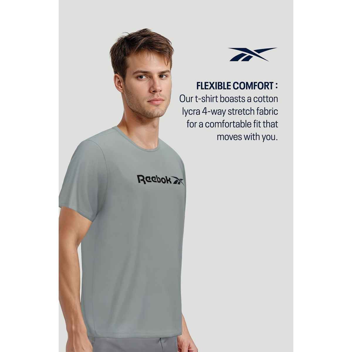 Reebok Men's T-shirt Grey - S