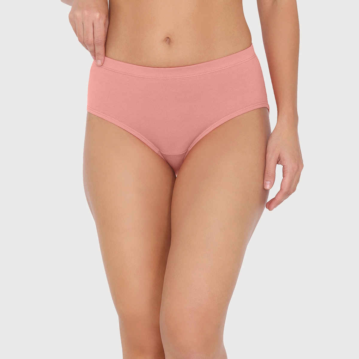 Zivame Women's Medium Rise Full Coverage Hipster Panty | Multicolour - XL