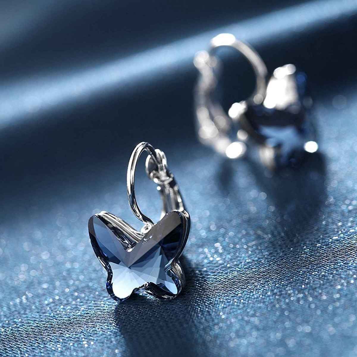 Shining Diva Fashion Italian Designer Copper Earrings for Women | 9794er