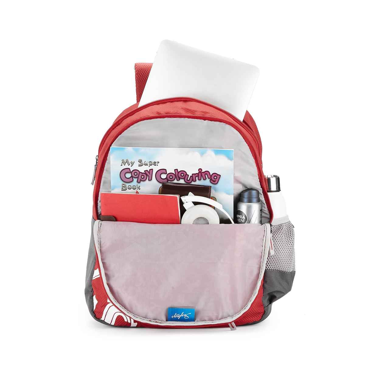 Skybags Unisex Logo Polyester 21 L Top Handle Backpack | Red