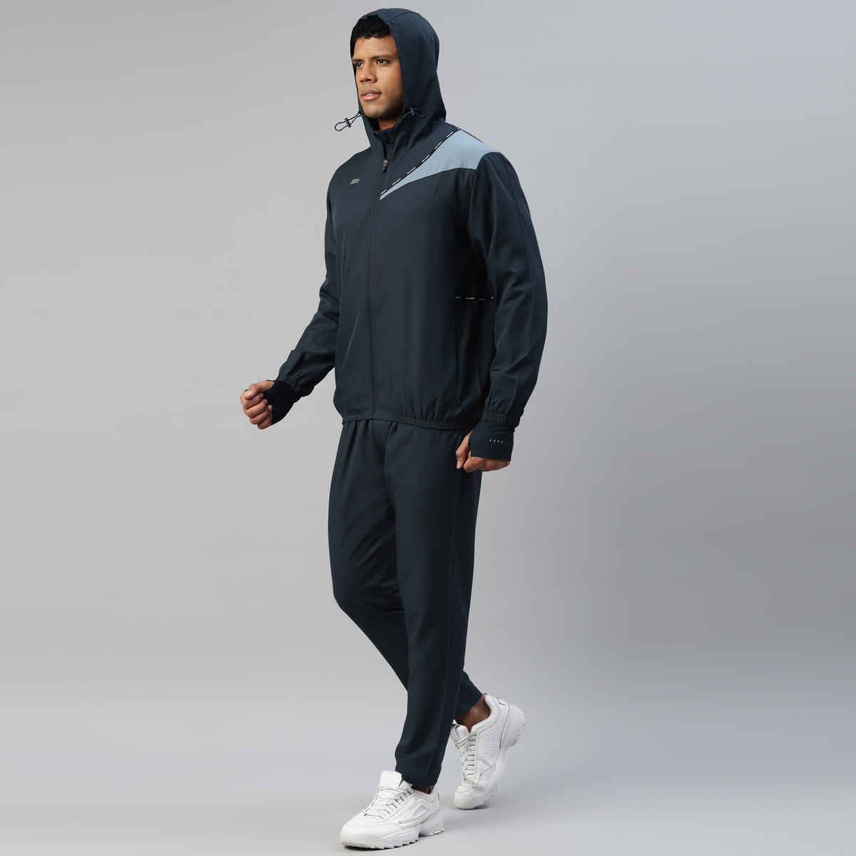 Dida Men's Sports Track Suit | Regular Comfortable Stretchable Dry-Fit | Navy - L