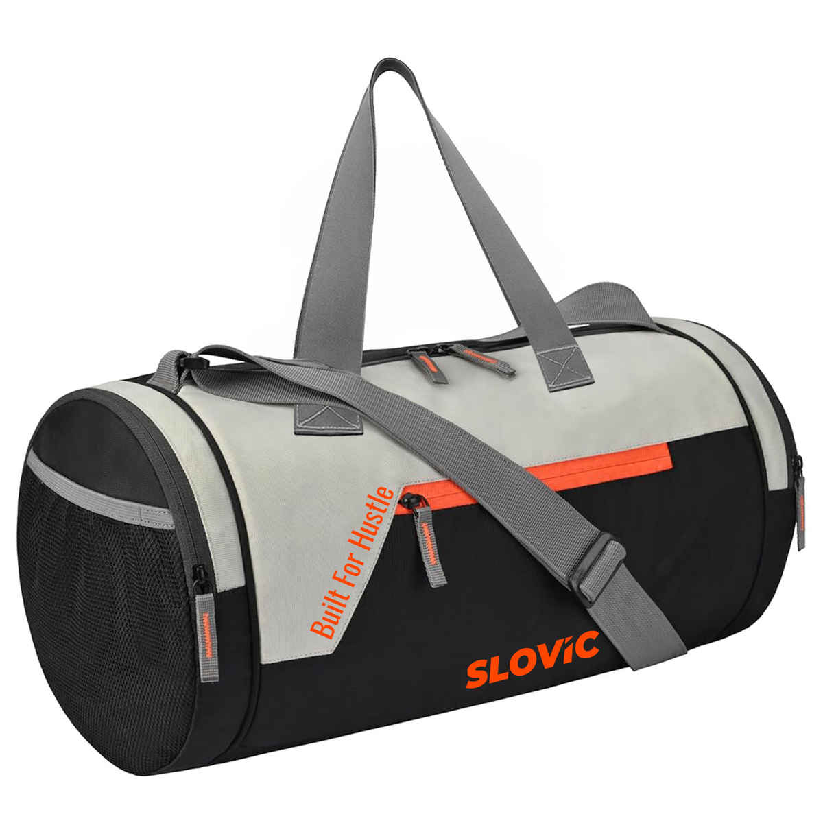 Slovic Gym Bag with 4 Compartments for Travel, Gym & Daily Use-Separate Shoe Compartment - 25 L