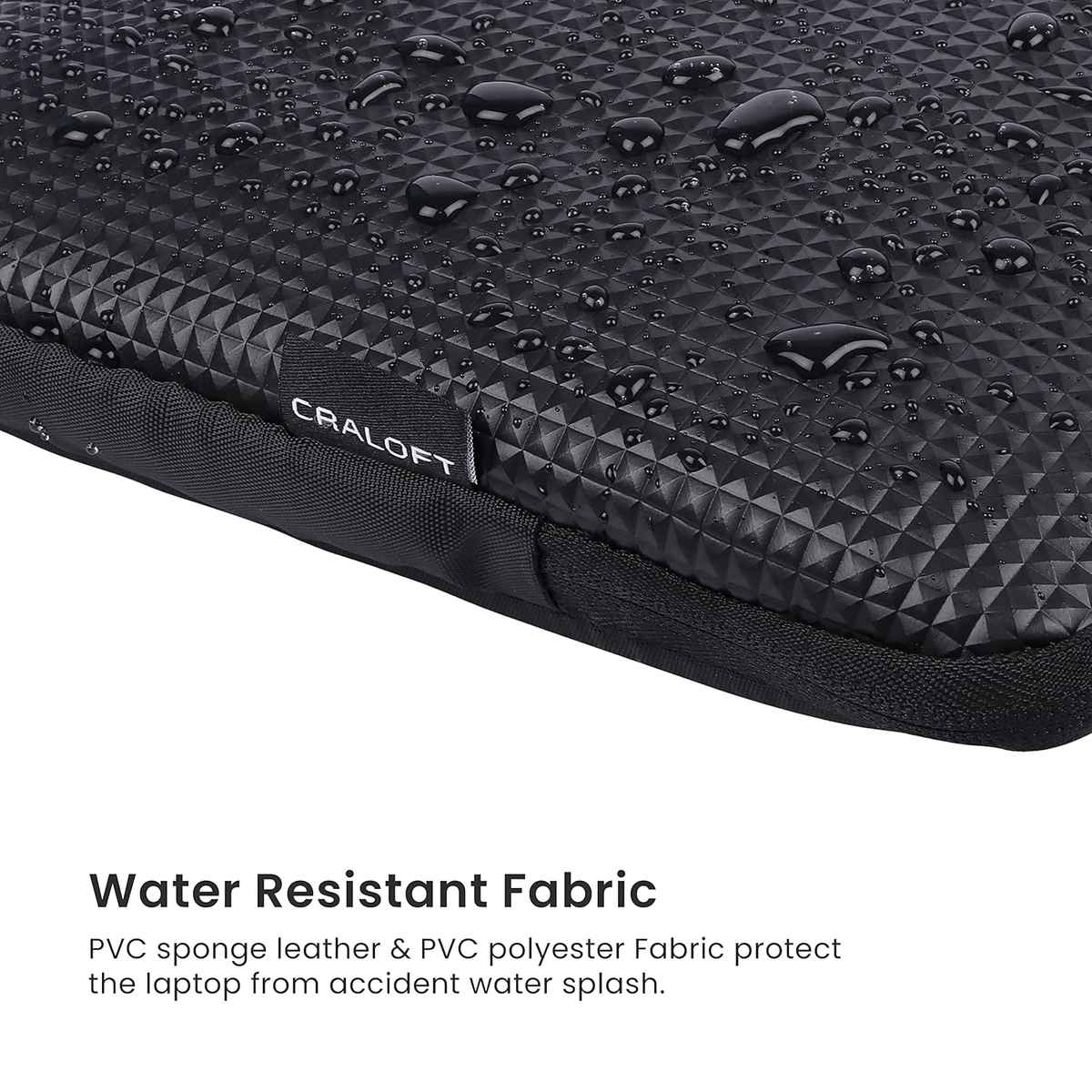 Craloft 14 Inch Laptop Sleeve Cover Bag for MacBook/Dell/HP/Lenovo - Office & Travel Use (L29)