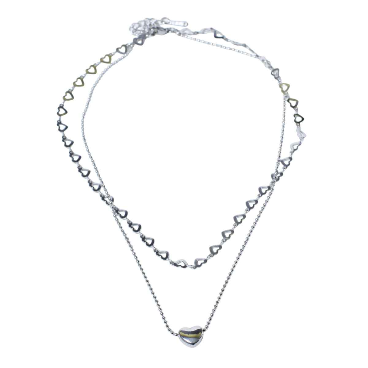 SALTY Falling In Love Necklace Pendant for Women and Girls| Anti-Tarnish | Silver