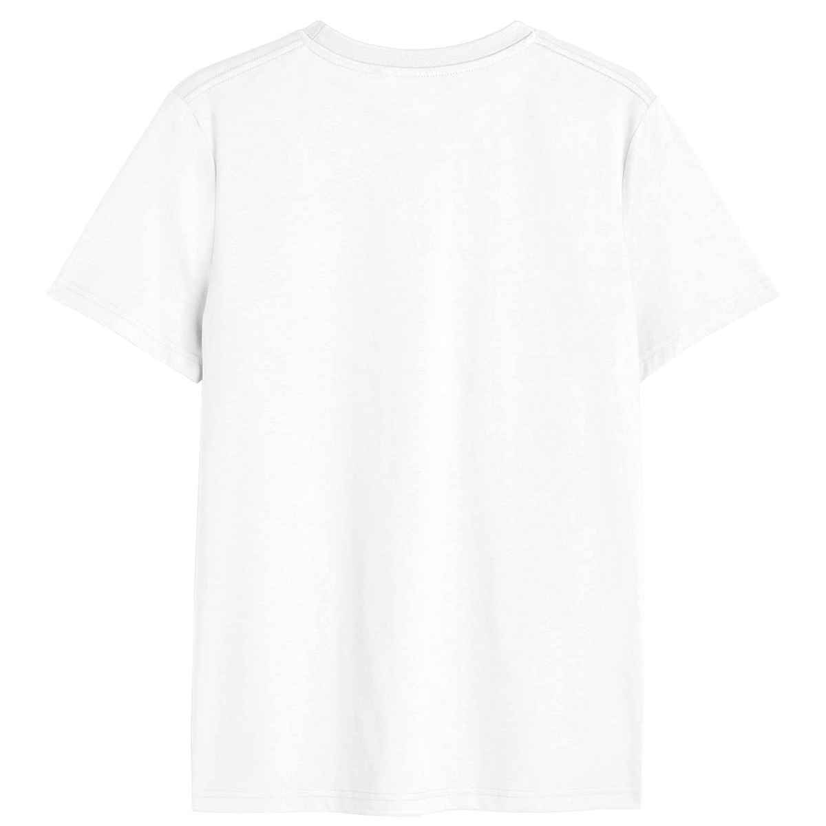 Bonorganik Men's Over It Graphic Printed T-shirt | White - XXL