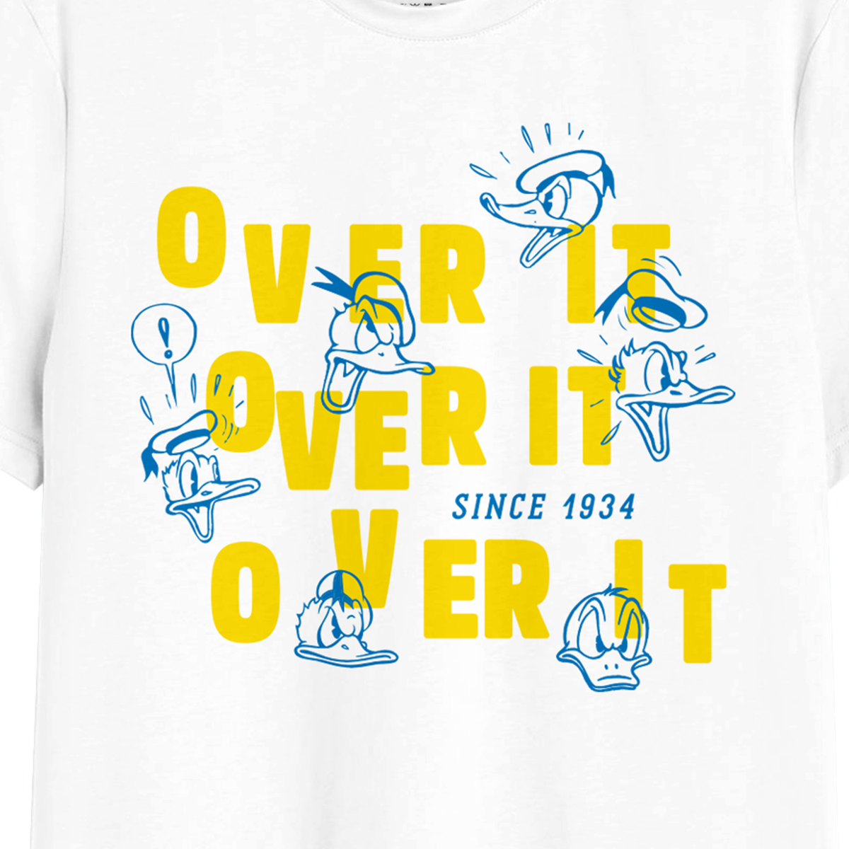 Bonorganik Men's Over It Graphic Printed T-shirt | White - L