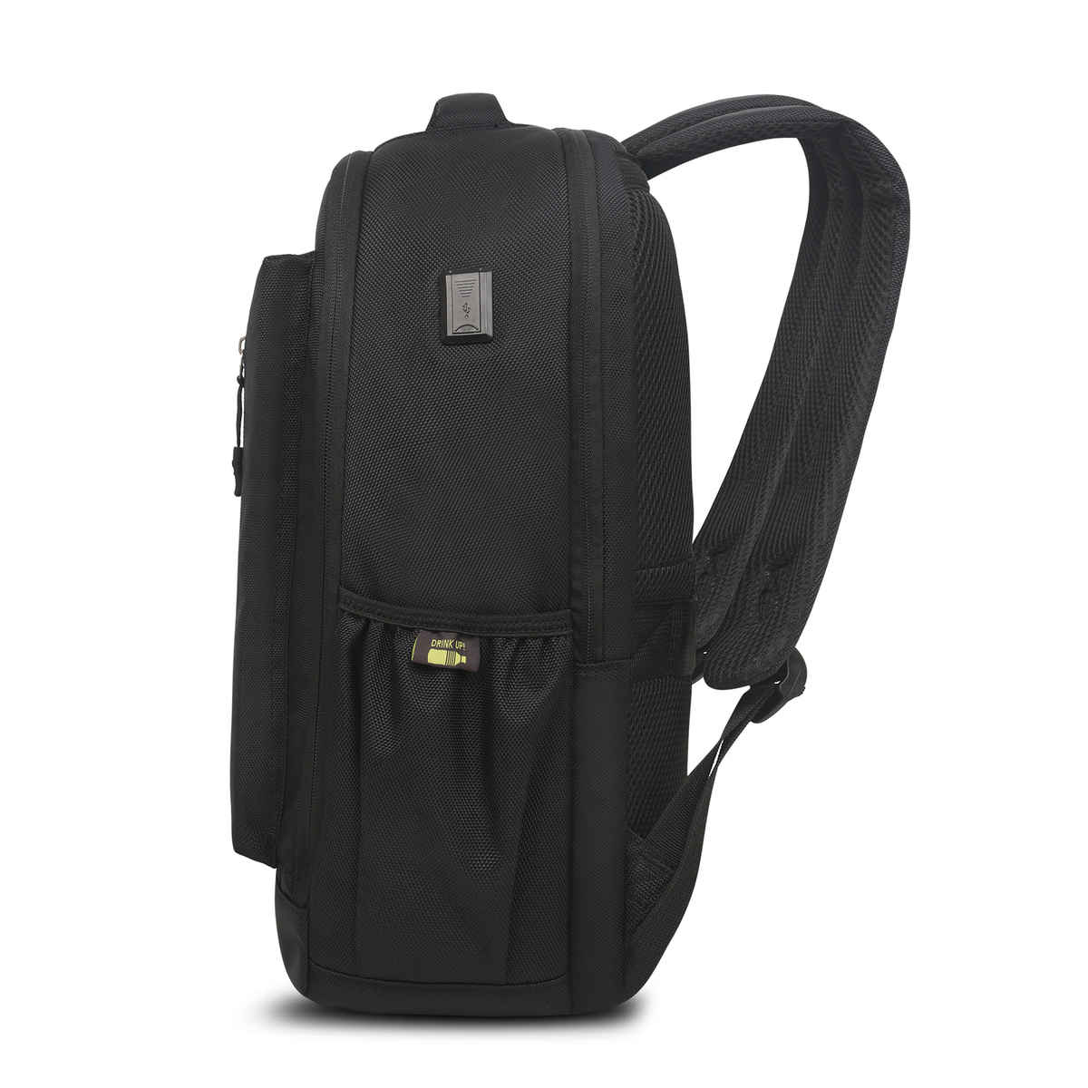 Skybags Unisex Solid Polyester 25 L Laptop Backpack | Black - 15.6