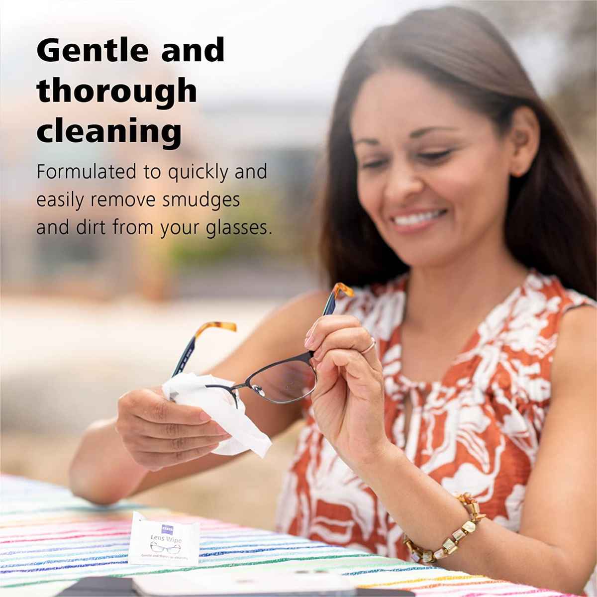 ZEISS Lens Wipes 60ct - Lens Cleaner for Spectacles, Eyeglasses, Sunglasses and Camera Lenses