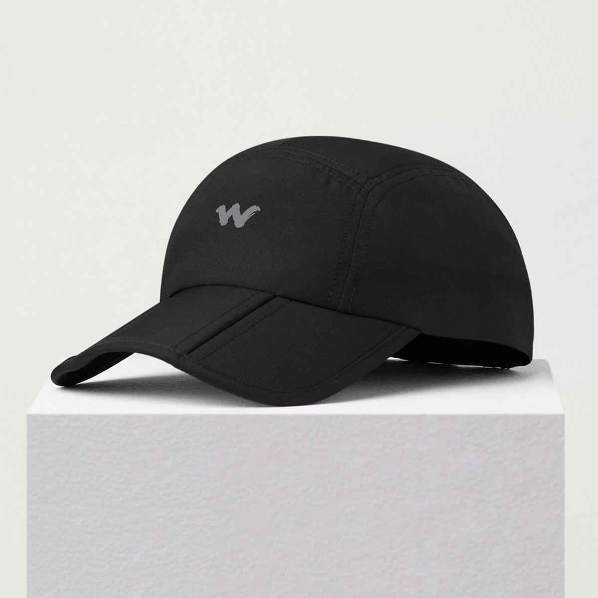 Wildcraft Men's Solid Polyester Cap | Black - Free Size