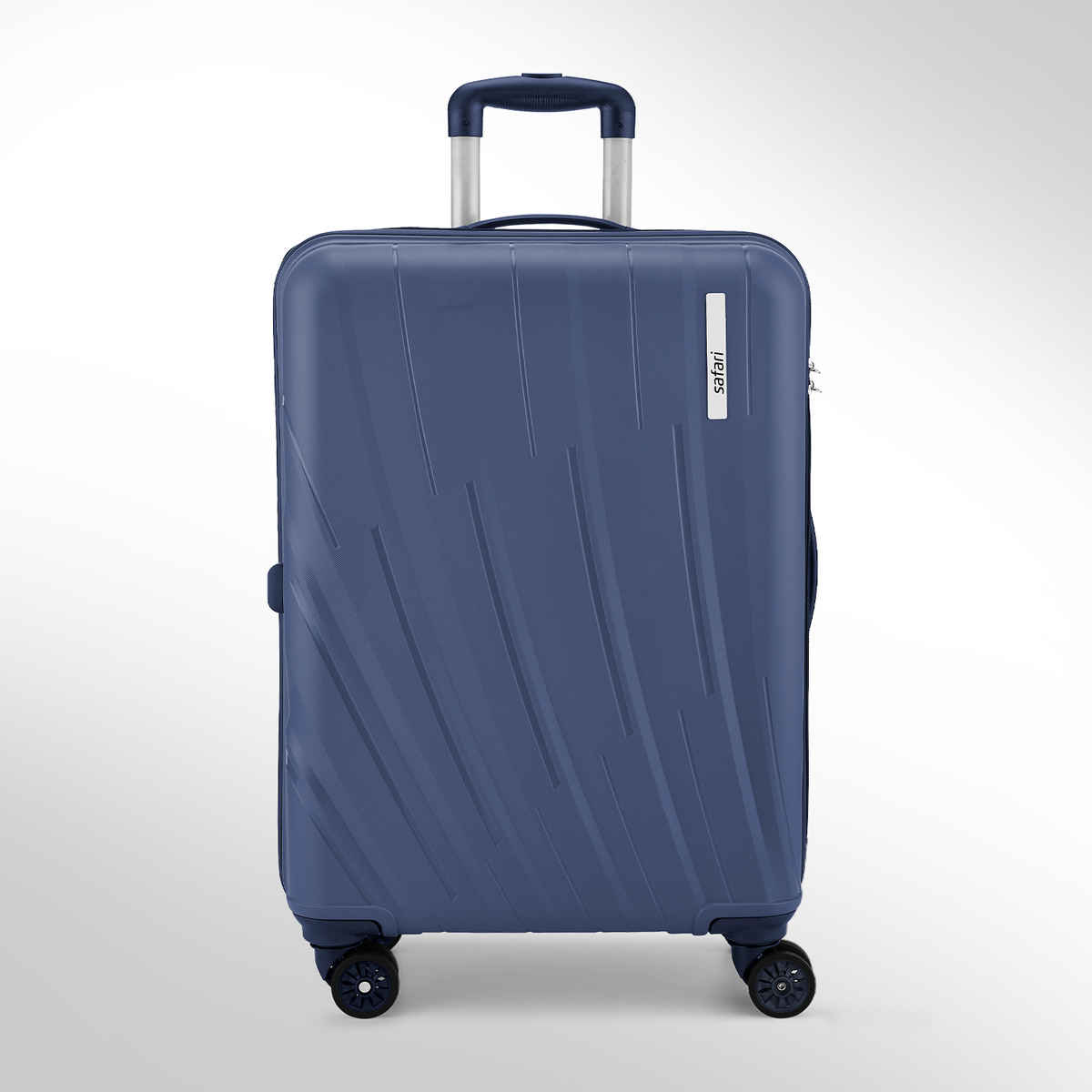 Safari Vamos Large Trolley Bag, 8 Wheels, Hard, Polypropylene | Cyan - 75 cm