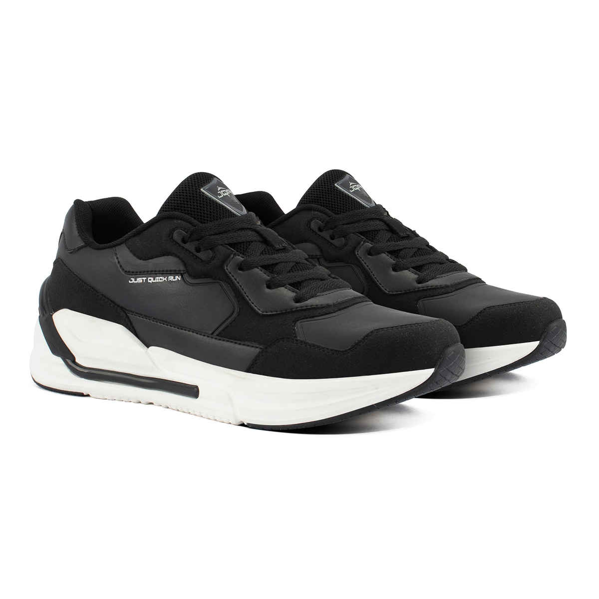 JQR Men's Kevlar Sneakers | Z.Black and B.White - 9