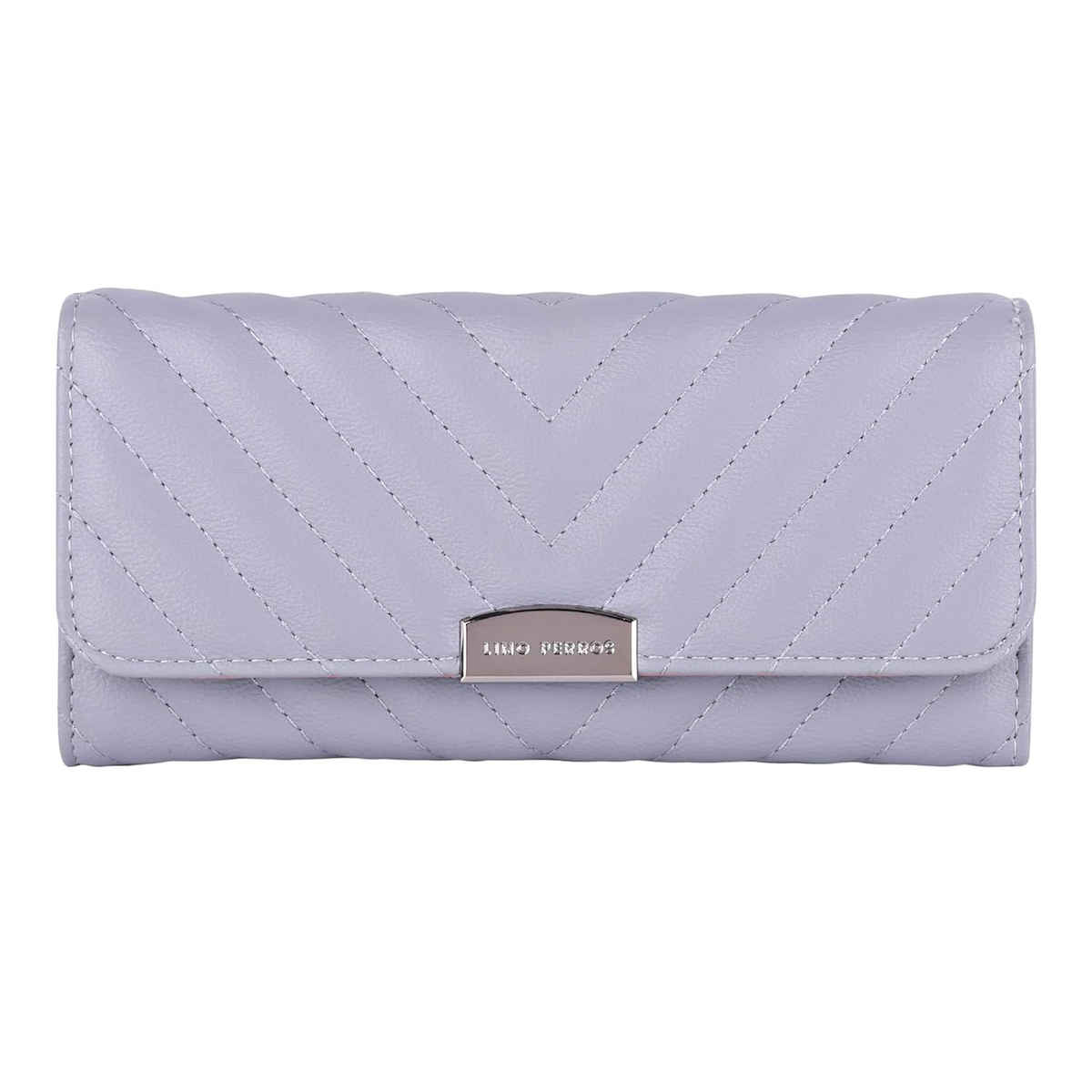 Lino Perros Women's Quilted Wallet | LWPR00434 | Lavender