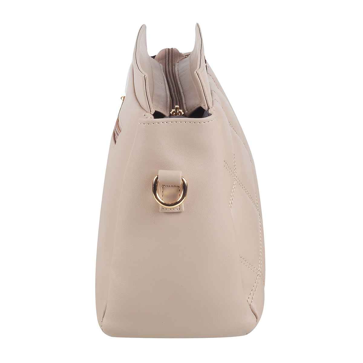 Metro Women's Solid PU 2.5 L Sling Bag | Beige - One Size