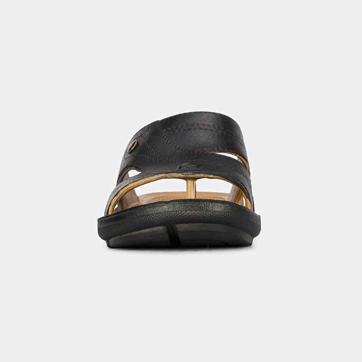 Bata Sandak Slippers For Men | Black | UK 8