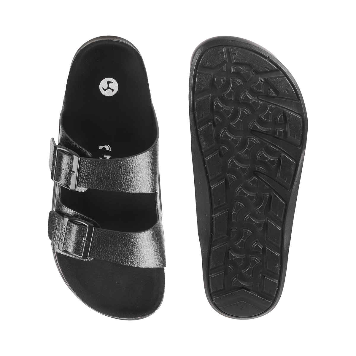 Mochi Men Black Color Slip On Ethnic | Size UK 7 | 16-754