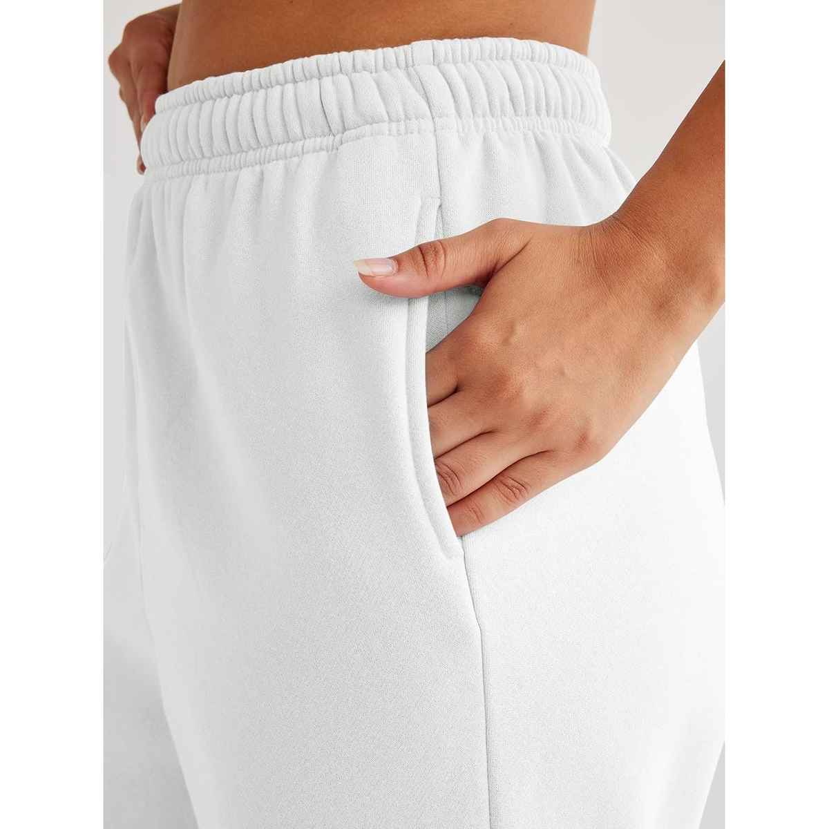 Q-rious Women's Urbanease Cargo Joggers | AMZ-17 | White - 32